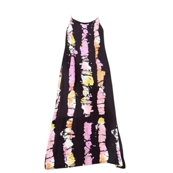 Busayo x RTR Tie Dye Slip Dress in Black Multi, Size S - Picture 4 of 10